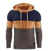 Autumn Winter Men's Jacquard Hoodies Man Long Sleeved Hooded Sweatshirt Warm Color Hooded Pullovers