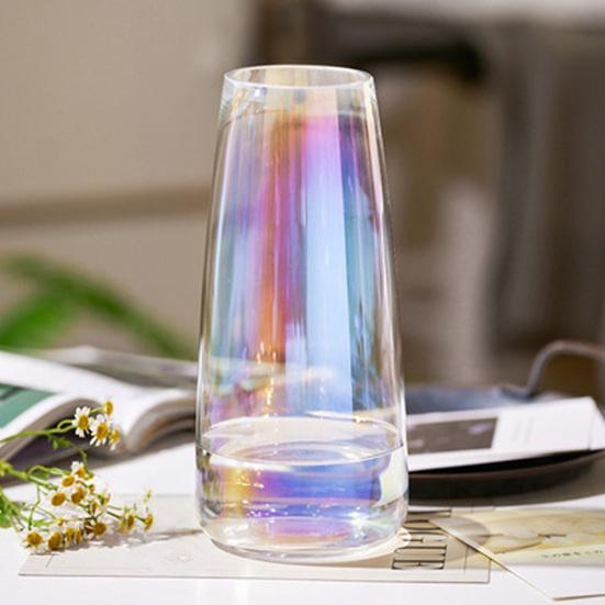 Vases à Fleurs Transparents pour Centre de Table Décoration Intérieure Maison Bureau Vase Décoratif en Verre Moderne pour Mariage Fête Pendaison de Crémaillère