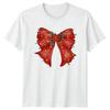 Christmas Bow Lights Holiday Unisexs TShirt Unisexs Tee Graphic Unisex Top