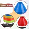 50Pcs Soccer Cones Agility Training Disc Premium Quality with Strap Mixed Colors for Field