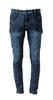 EVENRIVER Stretch-Denim-Cargo-Hosen x 9, Herbst/Winter, Puderblau, USD902, Größe 69, S