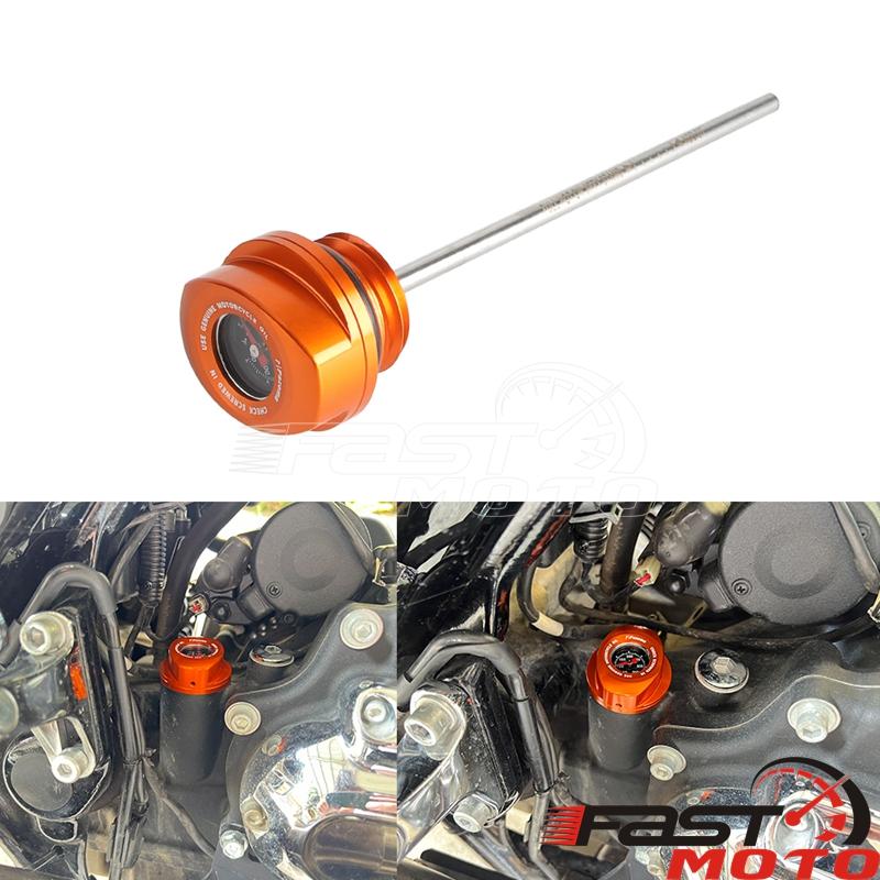 Motorcycle Oil Dipstick Gauge Temperature Gauges Oil Level Thermometer For Harley Touring Street Road Glide 2023 2024 FLTRXSTSE