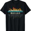 Dallas Skyline Texas TX Vintage Pride Retro T-Shirt