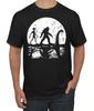 Moon Silhoutte Bigfoot Shadow Big 3 Myths Men T- Shirt
