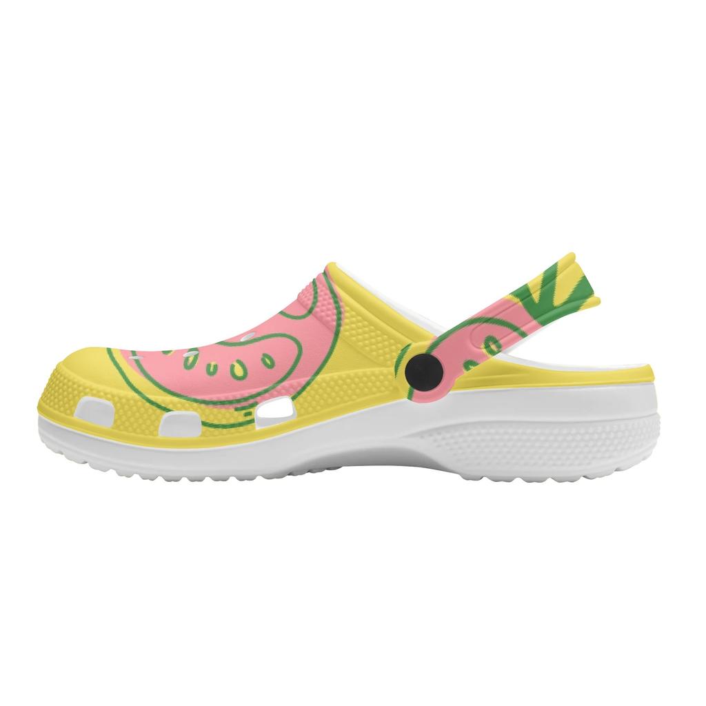 Pattern Printed EVA Clogs Men Women Ventilated Breathable Slip On Casual Footwear Soft Sole Summer Sandals Everyday Wear
