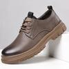 Modische Herren Freizeitschuhe Vintage 2025 Herbst Hong Kong Stil Dicke Sohle Koreanisch Britisch Trendig Arbeitsschuhe Einteiler Schuhe