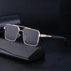 Retro Metal Double Beam Men'S Sunglasses Driving Box Sunglasses Men'S Glasses