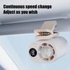 Car Clip-on Fan Hands-Free Mini Bladeless Fan Rechargeable Wearable Fan for Shirts 3-Speed Quiet Portable Cooling Fan