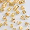 40PCS/Set Vintage Gold and Silver Hollow Hair Rings – Iron Cuff-Style Hair Pins for Braids, Loop Decorative Accessories