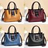 Fashionable Retro Handbag For Women Featuring Color Block Style And Comfortable Design For Everyday Use