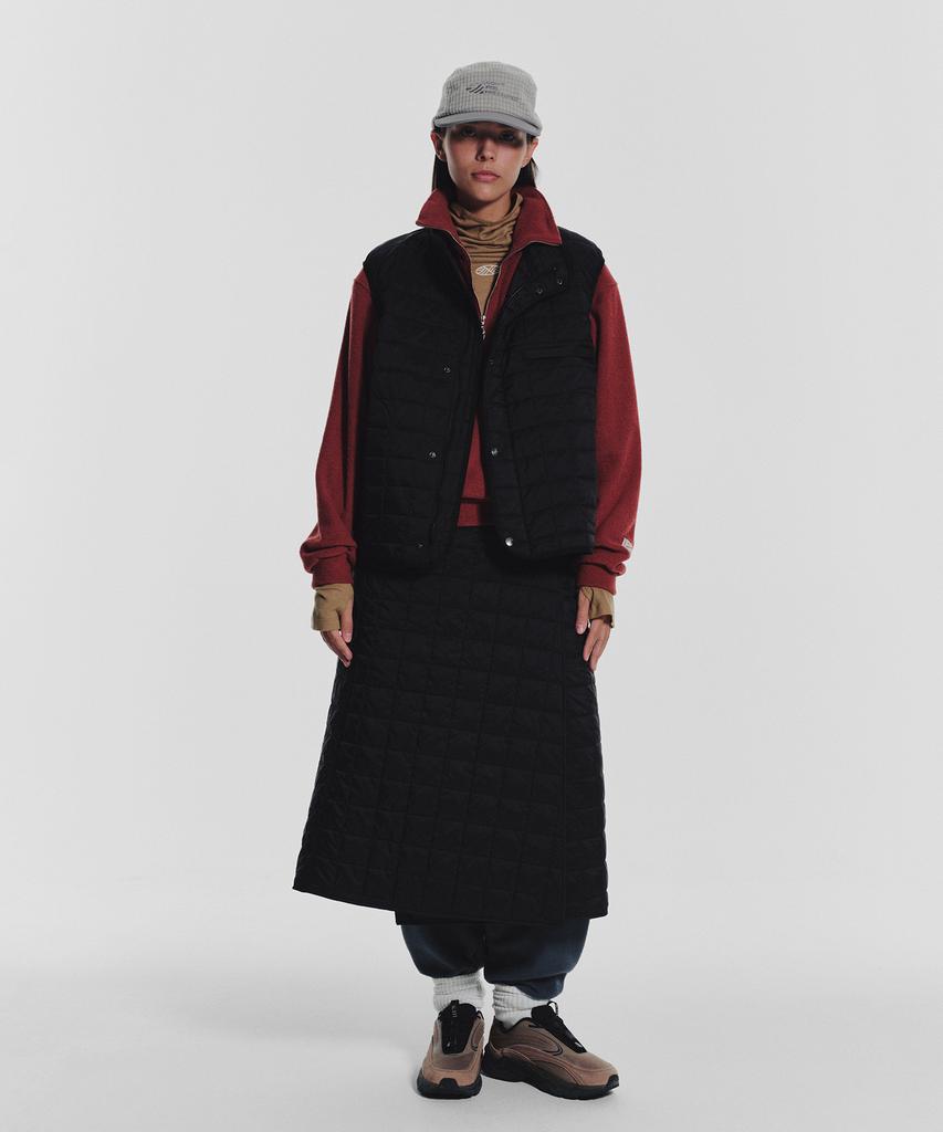 Minasu Mns Line Quilting Long Skirt_Black