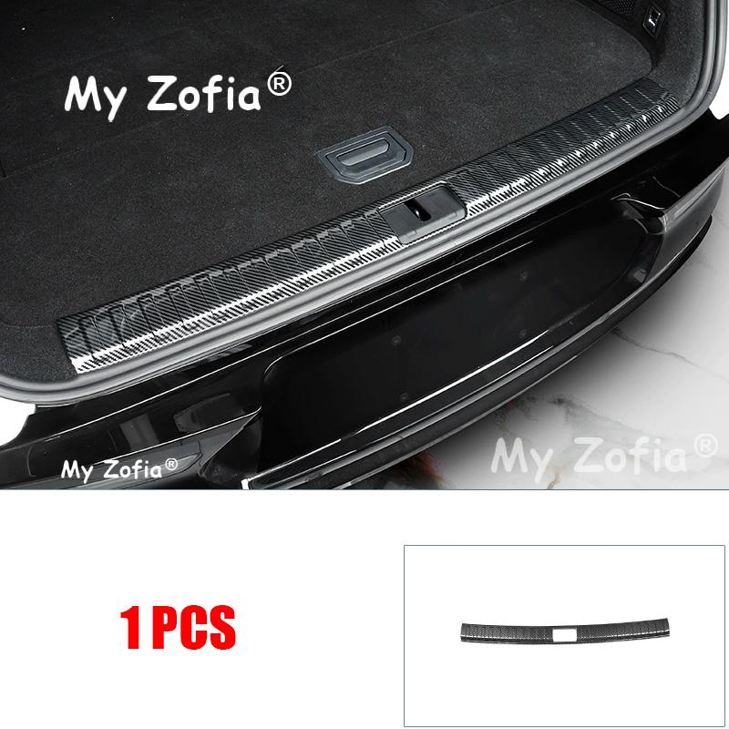 For Zeekr 7X 2025 2026 Car Threshold Door Sill Pedal Protector Rear Trunk Bumper Guard Cover Carbon Fiber Stickers Accessories