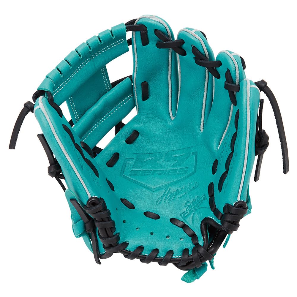 Rawlings Gant de baseball HYPER TECH SÉRIE R9 pour Juniors et Lancer SS (GJ5FR9BFSS) Enfants, Polyvalent, Bleu sarcelle, Pouce, Droitier