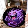 1PC Pokemon G-Gengar Printed Round Rug for Bedroom Living Room Carpet Doormat Sofa Table  Home Decor Area Rug Floor Mat