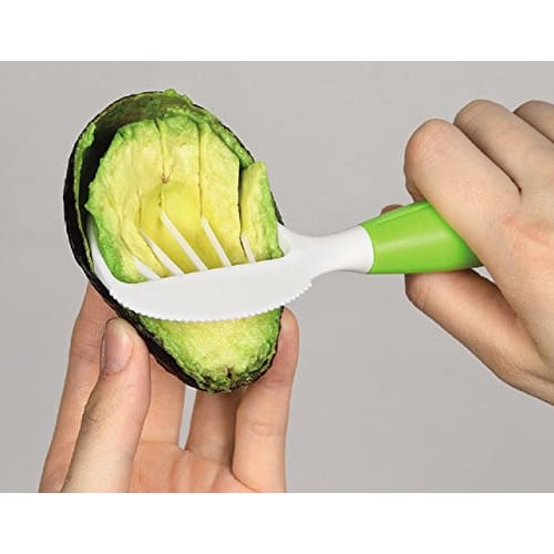 PEARL METAL Gadgetcon CC-1228 Avocado Cutter & Masher, Green, 24 X 7 X 6 Cm