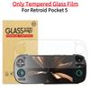 Protable Carrying Case For Retroid Pocket 5 Game Console Storage Bag Case Or Tempered Glass Film Game Accessories Protective Bag