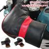 Motorcycle Handlebar Muffs Thick Warm Rainproof Windproof Hand Protector Cover Grip For Winter Riding Commute Gear