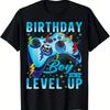 T-shirt Stampata Gamer Girl Boy da Uomo con Grafica GamePad, Magliette Casual Oversize a Maniche Corte, Girocollo, T-shirt Streetwear