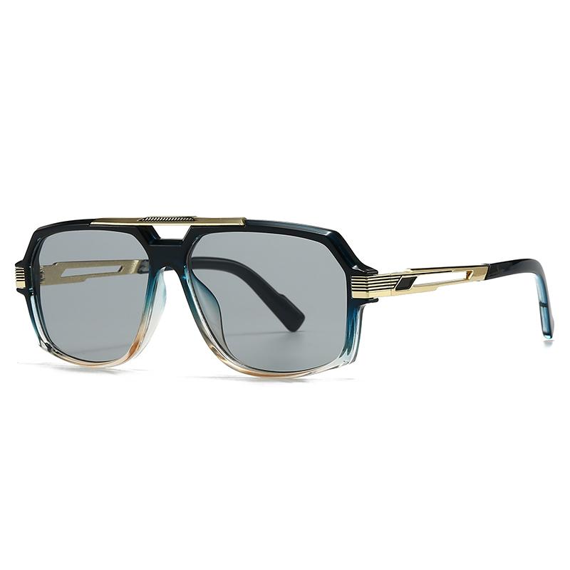 Cross-Border Export New Modern Retro Large Frame Men's Sunglasses Ins Style Street Shooting Big Brand Ink Lh268