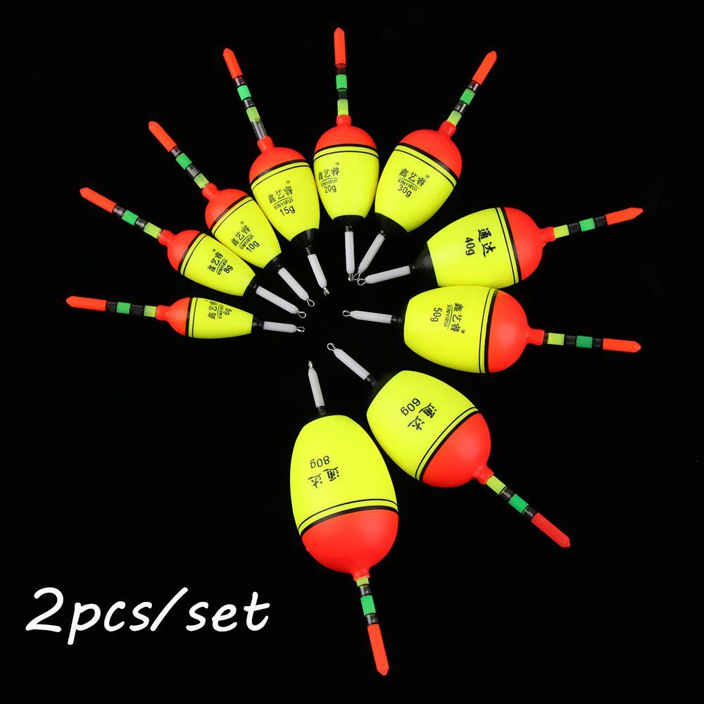 2pcs Hot Luminous Bobber Light Stick Eva Foam Fishing Night Float Ball Boia