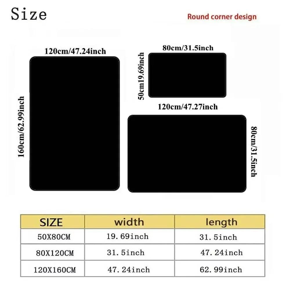 Seawater Rugs Living Room Bedroom Carpet Easy To Clean Non-Slip Floor Mat Sofa Chair Mat Study Chair Floor Mat Gift Home Decor