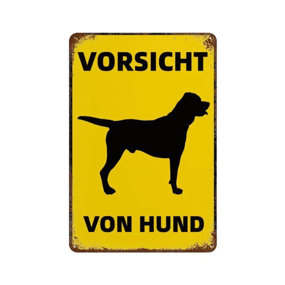 Warning Danger Metal Signs Vintage Beware Of The Dog Cat Poster Wall Plaque Courtyard  Garden Bar House Painting Man Cave Decor