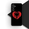Hülle für Samsung Galaxy A35 A36 A55 A26 A05 A06 A14 A50 A51 A53 A54 A12 A13 A23 Handyhülle Weiche Hülle Albanien Albanische Flagge
