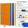 Chitu Perforated Pegboard Hardware Storage Rack with Hooks