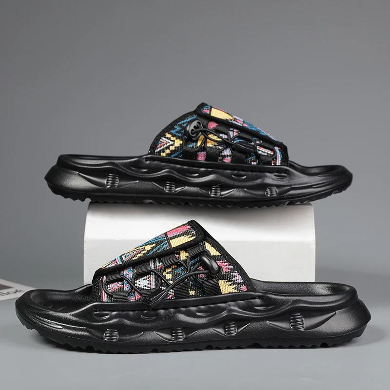 Fashion Summer Slippers Men Men's Shoes Fashion Outdoor Luxury Designer Beach Slippers Men's Sandals Men's Slippers Shoes Man