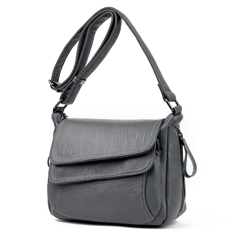 Summer New Soft Leather Luxury Women Handbag Crossbody Bag Ladies Fashion All-match Large-capacity One-shoulder Messenger Bag