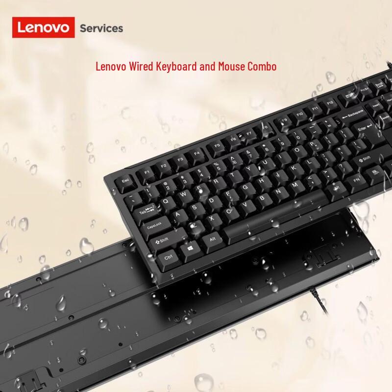 Lenovo KM02 Wired Keyboard Mouse Set