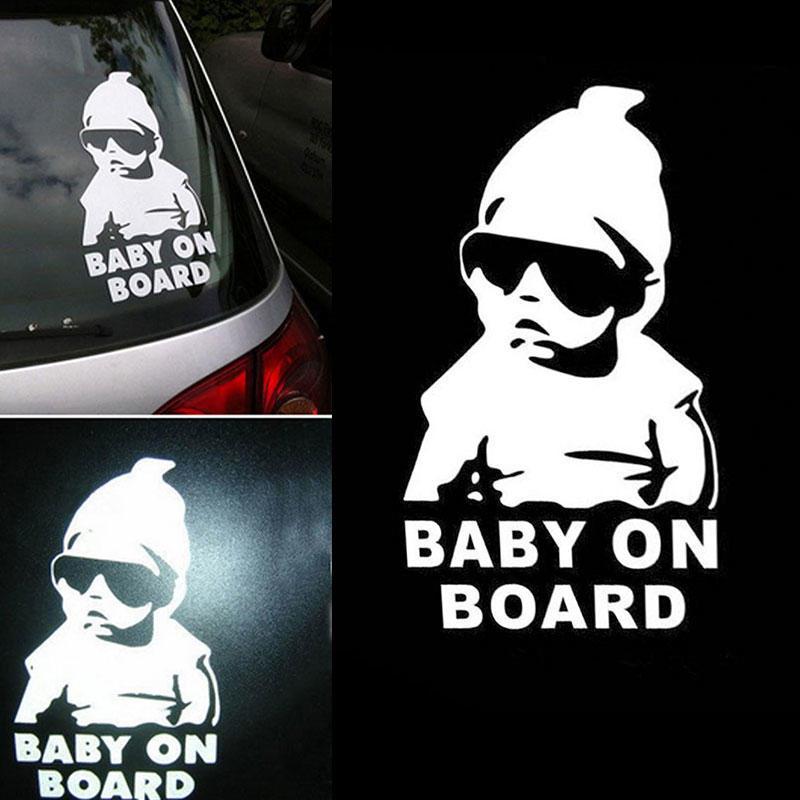 Baby an Bord Auto Sicherheitsaufkleber Aufkleber Wasserdicht Nachtreflektierend Wandaufkleber