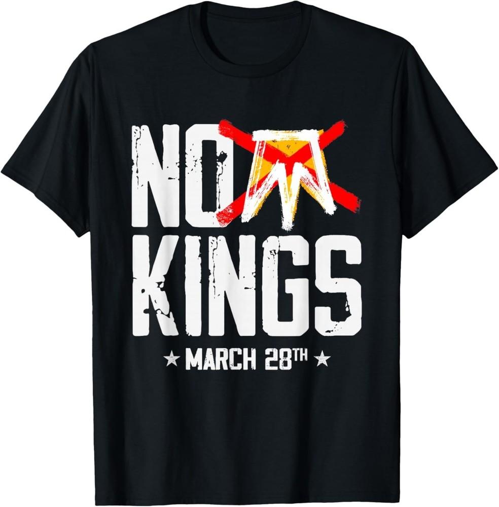 No Kings March 28 No Kings Day Short Sleeve T-Shirt