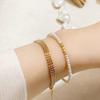 Ozel Silver925 Layer Natural Pearl Bracelet PS007B_PE