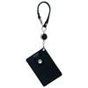AGILITY Affa Loloma In Japan Pass Case Reel Commuter Holder Leather "Pist" [Made Suica]/Black
