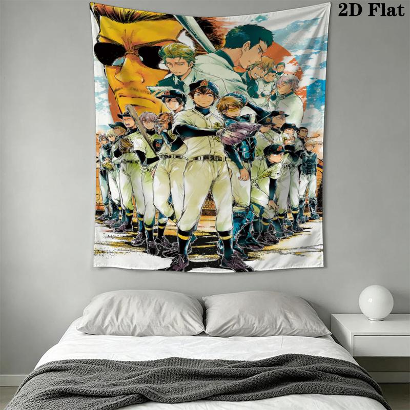 Ace of Diamond Wall Tapestry Aesthetic Wall Hanging Printed Fabric Blanket Decorative Tapestries for Bedroom Living Room Home Decor