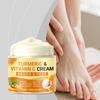 Turmeric Vitamin C Hydrating Foot Cream for Dry Skin - Moisturizes & Revitalizes, Ideal for Autumn & Winter