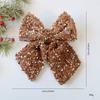 Festive Christmas Sequin Bow Hanging Decoration For Windows And Doors