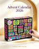 2026 New Hot Needoh Advent Calendar 24 Day Countdown New Year Family Friends  Party Squishy Squeeze Toy Stress Relif