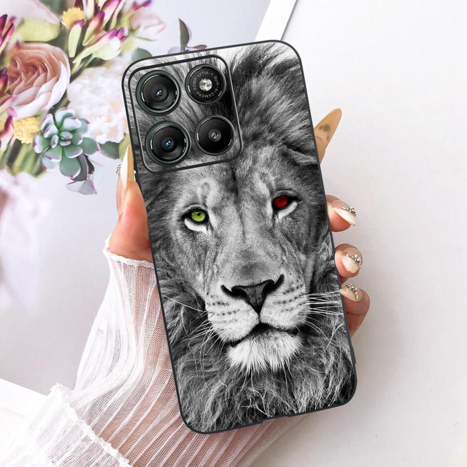 For Motorola Moto G67 Case Moto G77 XT2621-2 Cute Love Heart Painted Cover Soft Silicone Case For Motorola G77 G 67 MotoG67 Bags