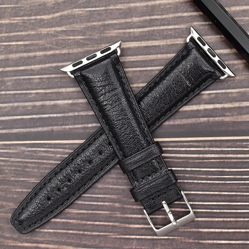 French Goatskin, All-Inclusive Edge Iwatch12345 Generation Leather Watch With Dongguan