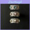 Vintage Daisy Flower Adjustable Ring With Copper Material For Women And Men