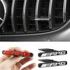 1pcs Car Front Grille Badge Emblem Grill For Mercedes Benz AMG LOGO W205 W206 W213 W212 X253 X247 W176 W177 W167 W166 GLA CLA AO1