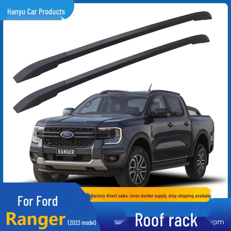 Black Plastic Adhesive Roof Rack for '23 Ford Ranger