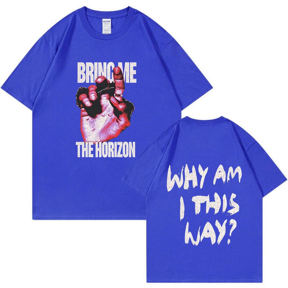 BMTH BringMe TheHorizon Band T-shirt Men Women Hip Hop Vintage Oversized T Shirt High Quality 100% Cotton Short Sleeve T-shirts