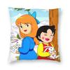 Heidi Peter And Grandpa Alps Goat Mountain Cushion Cover X Home Decor Cartoon Movie Throw Pillow For Living Room Double Side