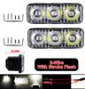 1/2Pcs Car LED DRL LED Daytime Running Light 12V Flash White 6000k Car High Power Day Lights DC Lens With Fog Lamps Waterproof