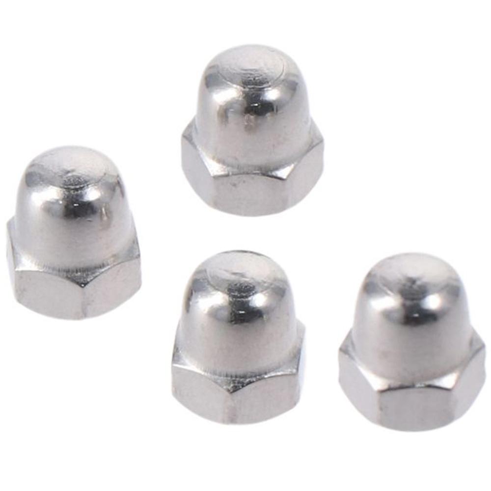 10Pcs 304 Stainless Steel Acorn Hex Cap M6 Thread Dia Hardware Nuts Acorn Cap Nuts Fasteners