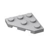 100 Pcs/lot Small Particle Building Block Wedge Shaped Plate 3x3 Triangle Bricks Compatible with Toy Brick 2450