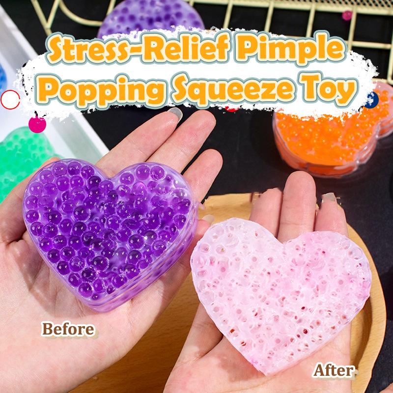 Random One Love Pimple Popping Pinch Fidget Toy Stress-Relieving Toy Pimple Sensory Squeeze Toys Creative Anti-Pressure Gift